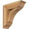 Ekena Millwork Thorton Traditional Rough Sawn Bracket w/ Offset Brace, Western Red Cedar, 8"W x 24"D x 24"H BKT0806X24X24THR01RWR - alternate 1